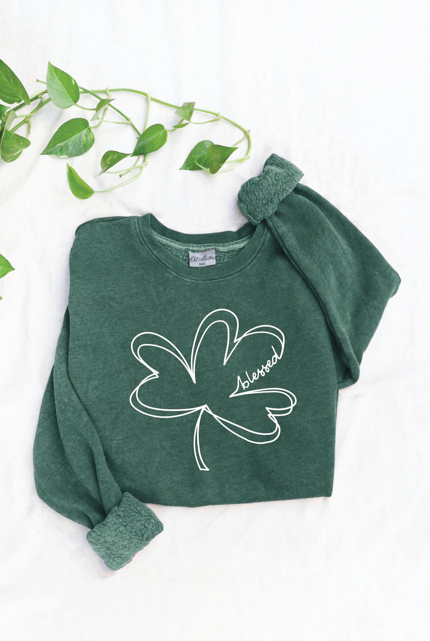 Blessed Clover Mineral Graphic Sweatshirt