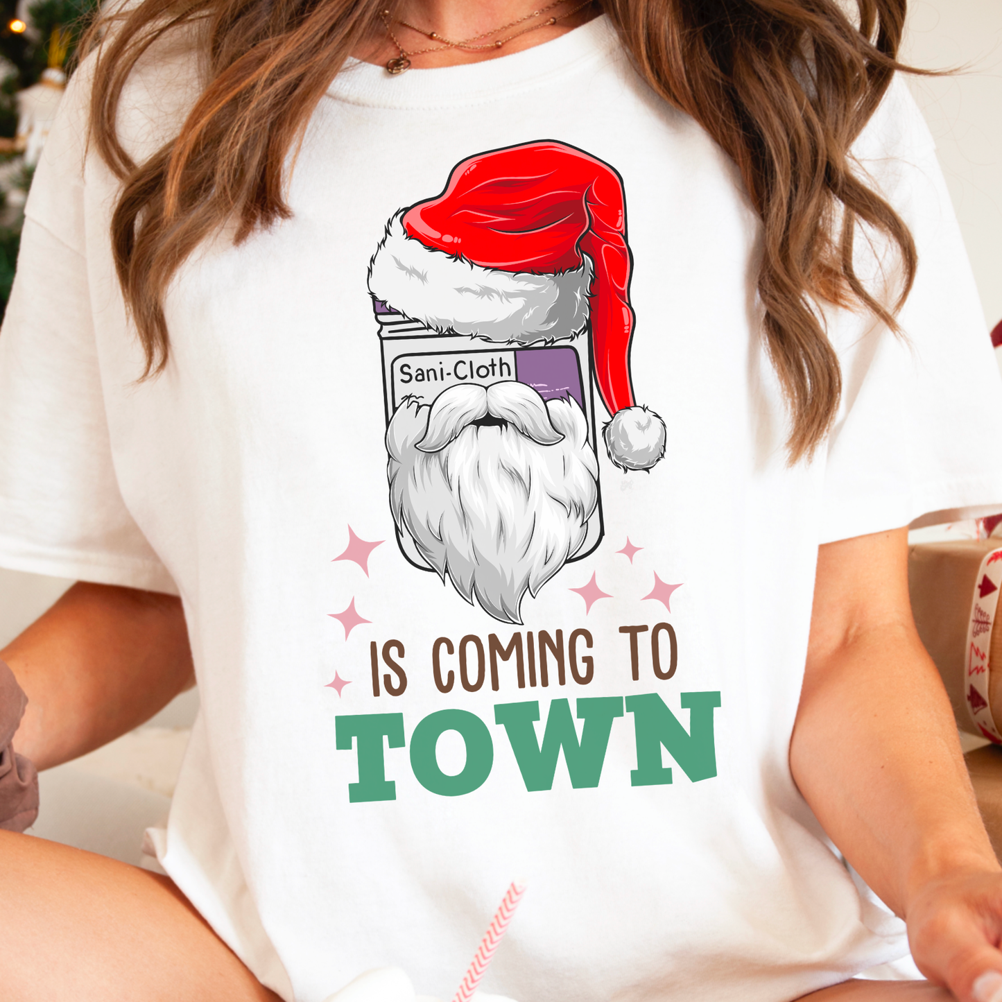 Sani- Cloth Christmas Graphic Tee