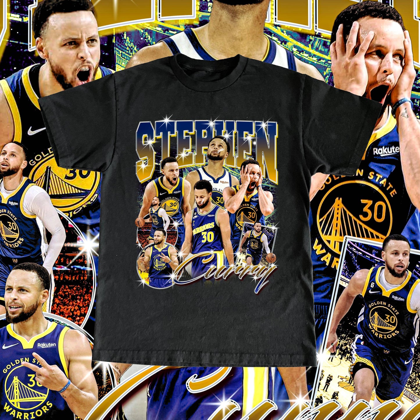 Vintage Stephen Curry Tee - Chef Curry Basketball Fan Shirt