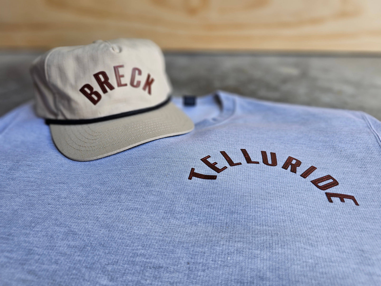 The Rancher - Custom Leather Crewneck Sweatshirt