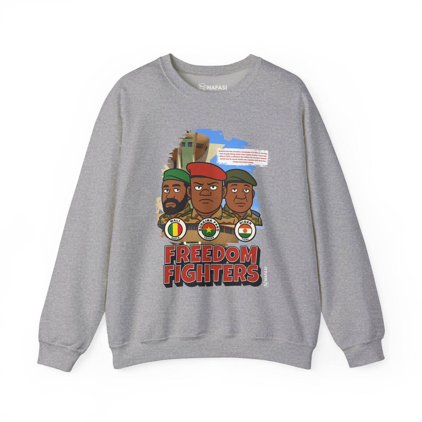 Freedom Fighters Graphic Crewneck Sweatshirt - Unisex
