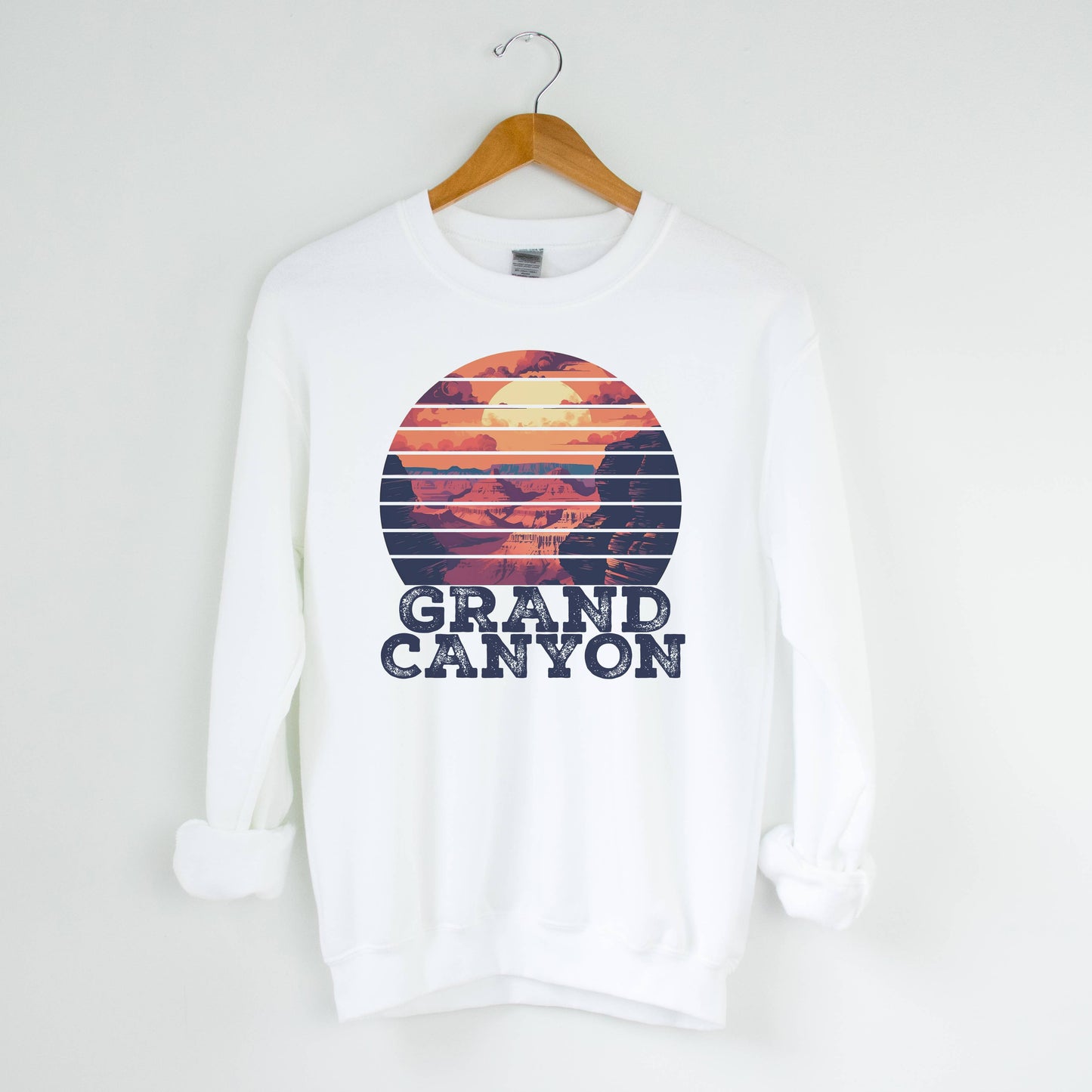 Grand Canyon White Sweatshirt | National Park |Sizes S-2XL