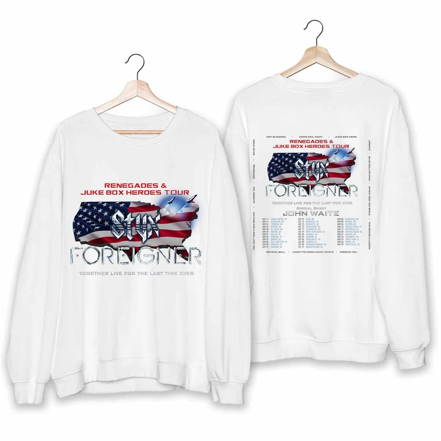 Renegades & Juke Box Heroes Tour Sweatshirt