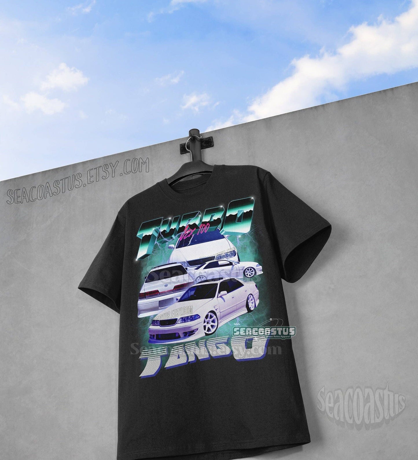Retro Toyota Chaser JZX100 Tourer V Turbo Tango Graphic Tee