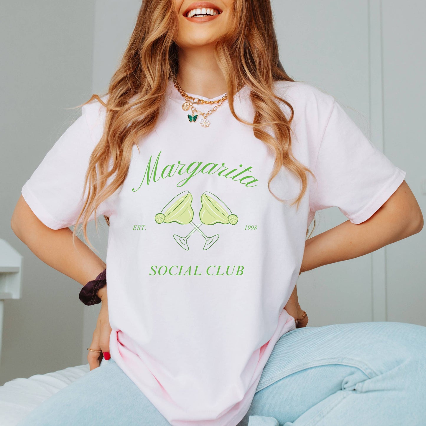 Margarita Social Club, Cocktail T Shirt, Graphic Tee