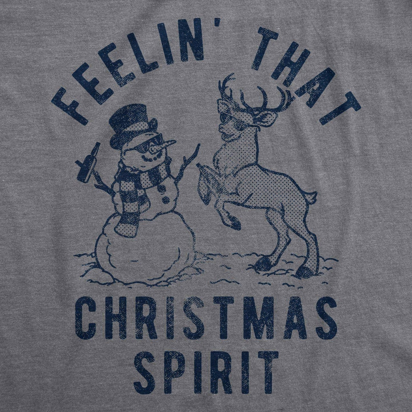 Feelin That Christmas Spirit Men's Tshirt Christmas Graphic