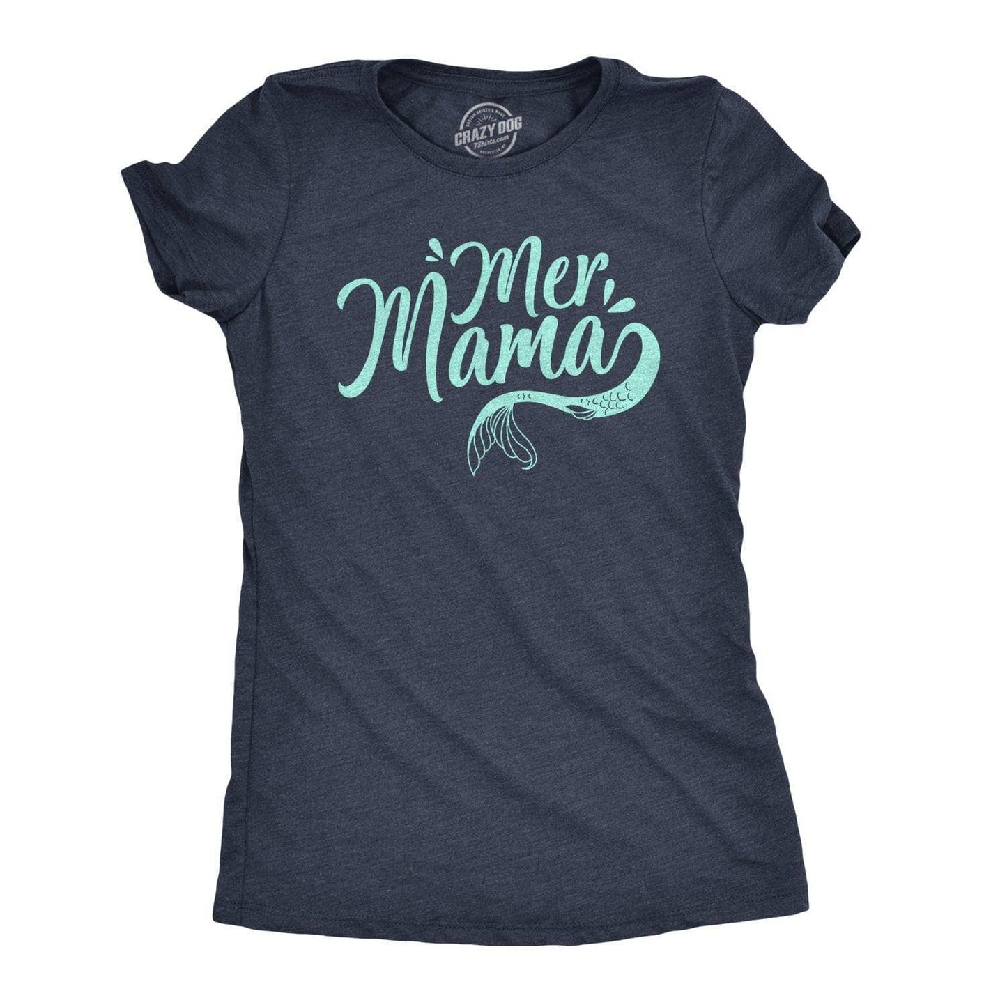 Mermama Women's Tshirt Mother's Day Graphic Tee Western Plus
