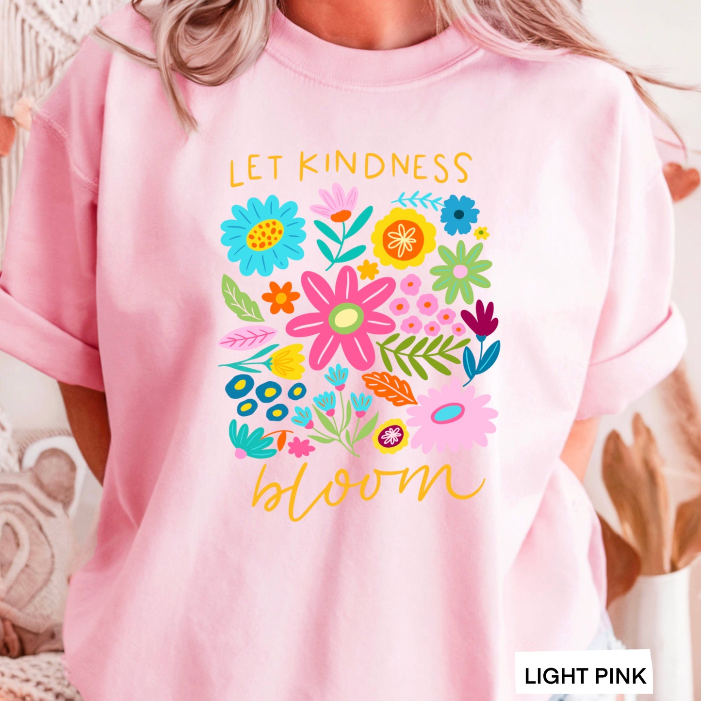 Let Kindness Bloom Spring 2025 Graphic Tee | Gildan