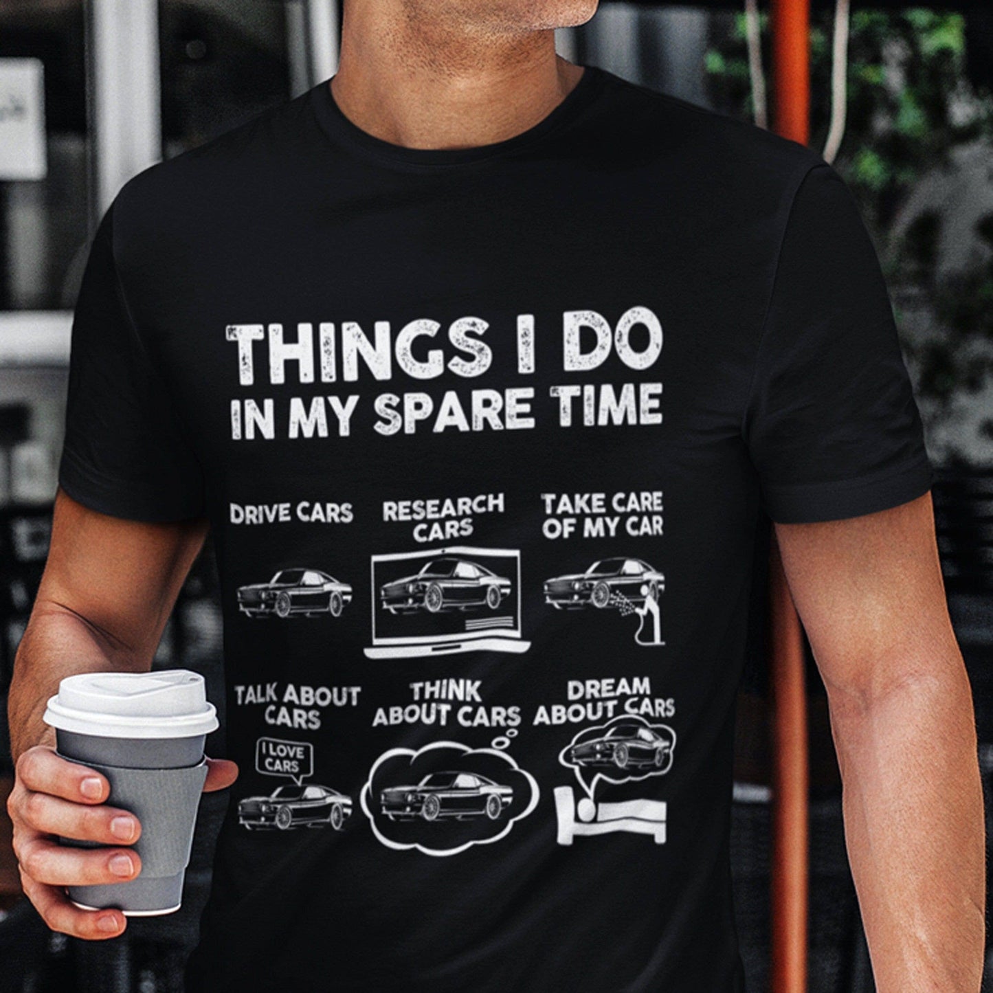 Car Lover Spare Time Funny T-Shirt Gift