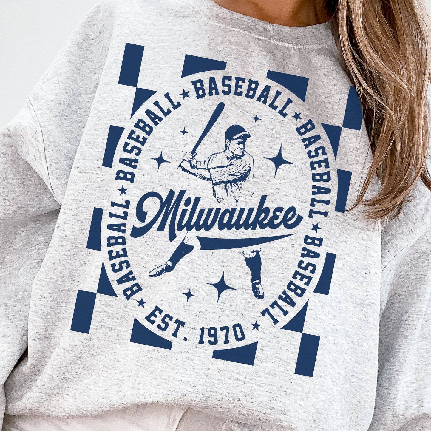 Vintage Milwaukee Brewer Sweatshirt – Retro Baseball Style