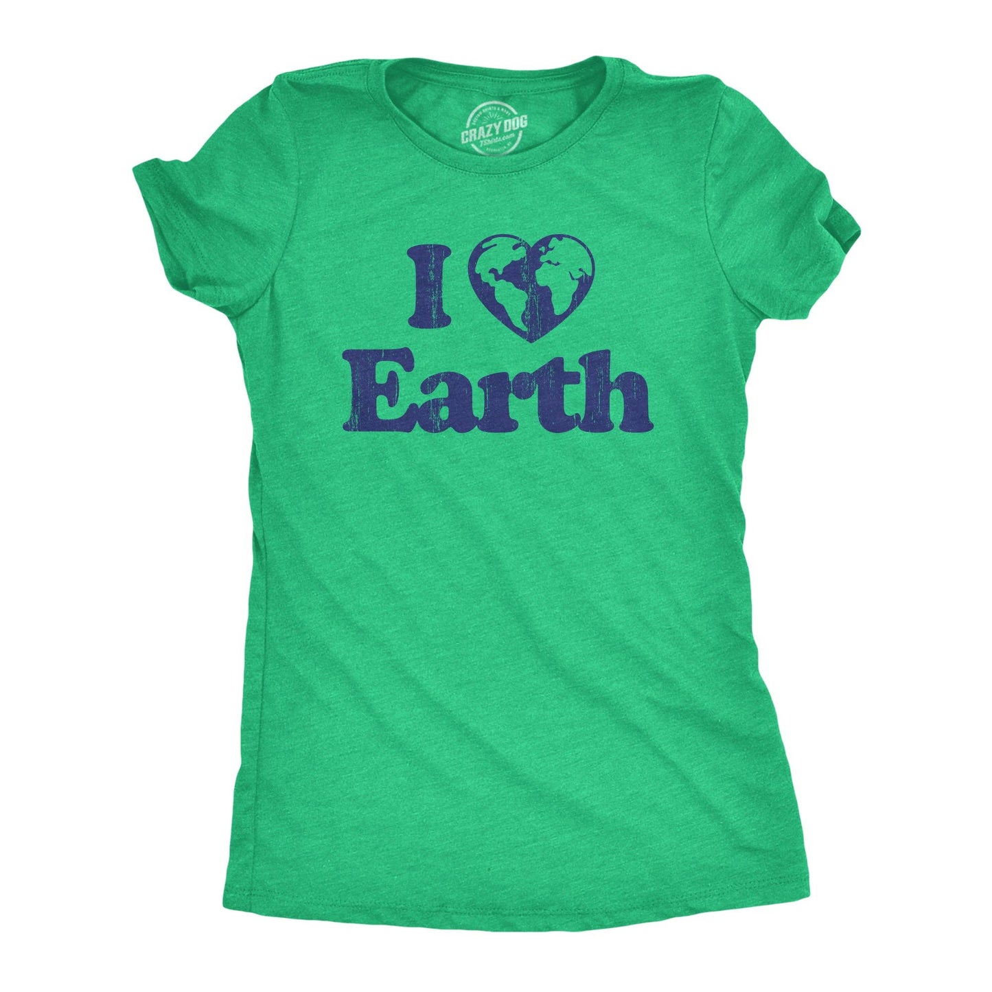 I Heart Earth Women's Tshirt Earth Graphic Tee Western Plus