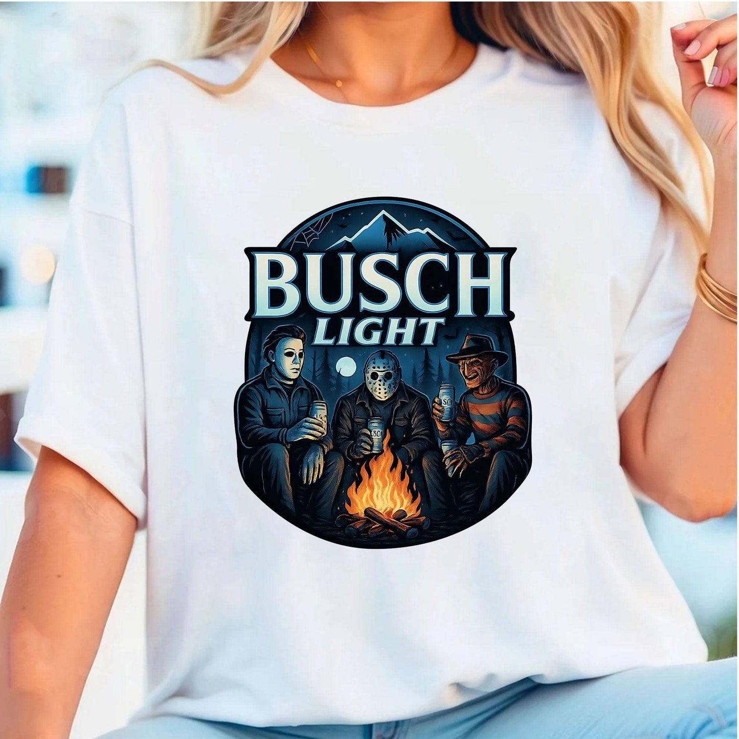Spooky Beer Lover Tee, Vintage Ghost Booze Party T-Shirt
