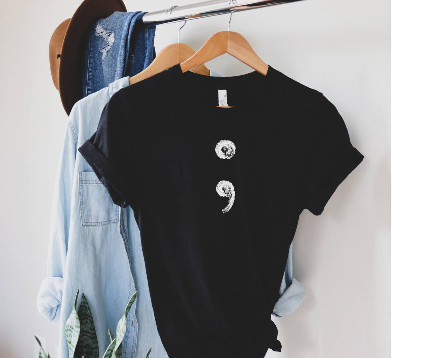 Semicolon Suicide Prevention T-Shirt