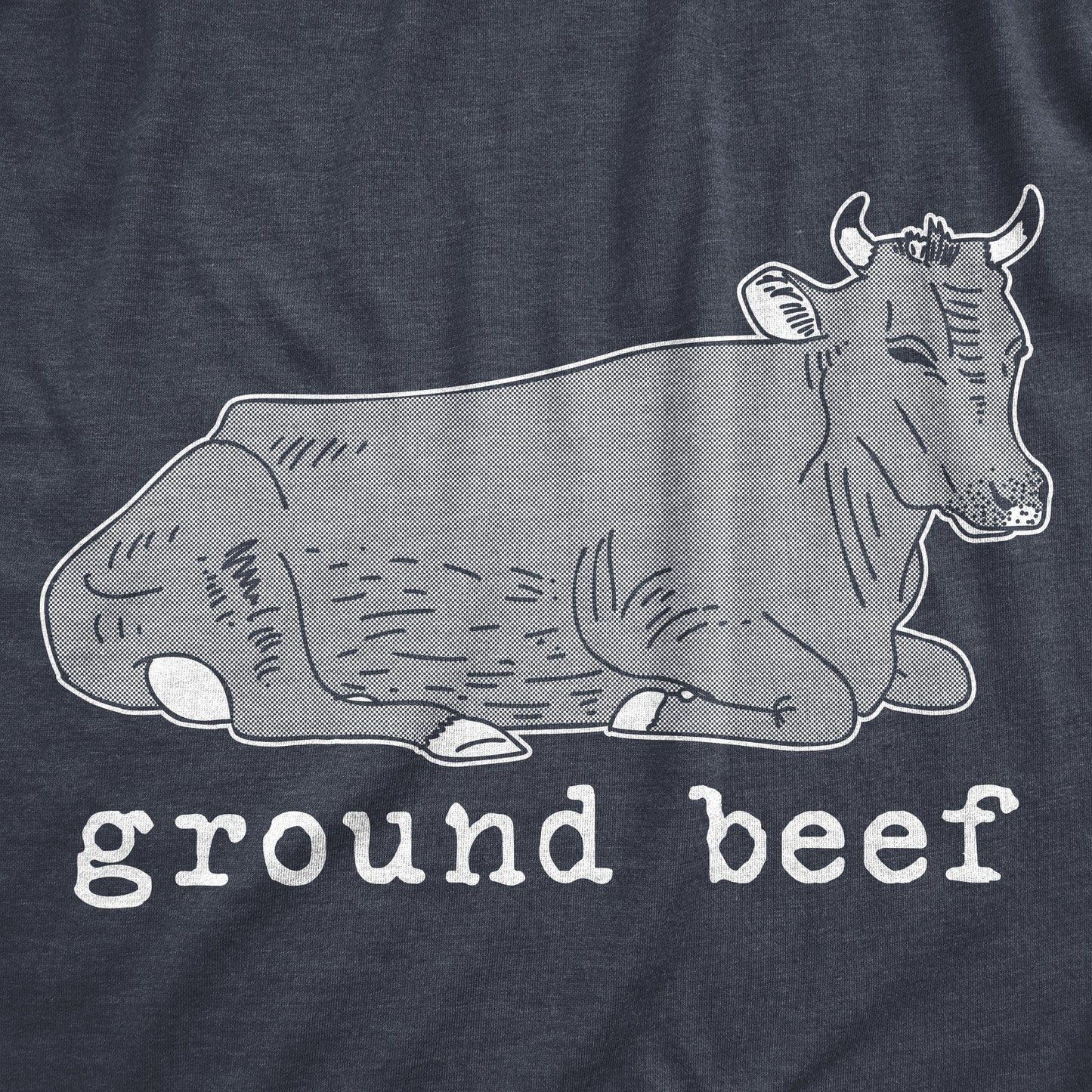Ground Beef Men's Tshirt Food Graphic Tee Western T
