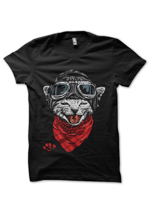The Happy Adventurer Black T-Shirt