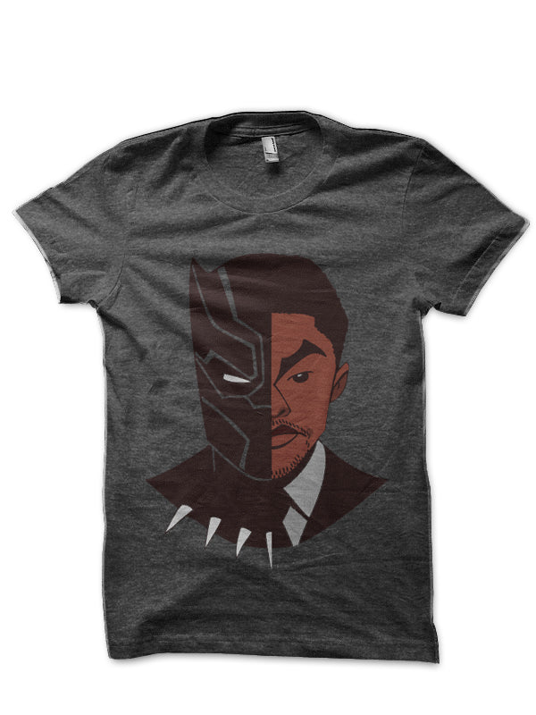 Black Panther Charcoal Grey T-Shirt