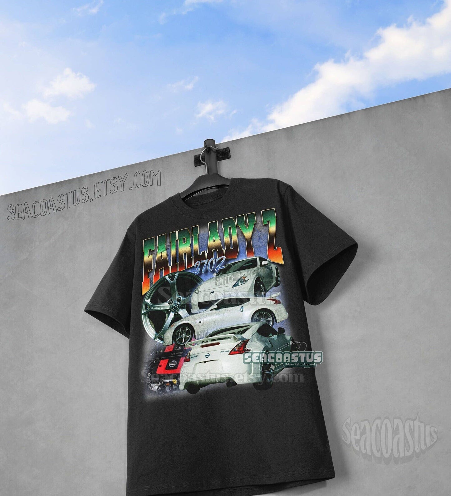 Fairlady Z 370Z Vintage T-Shirt Nissan Jdm Graphic Tee