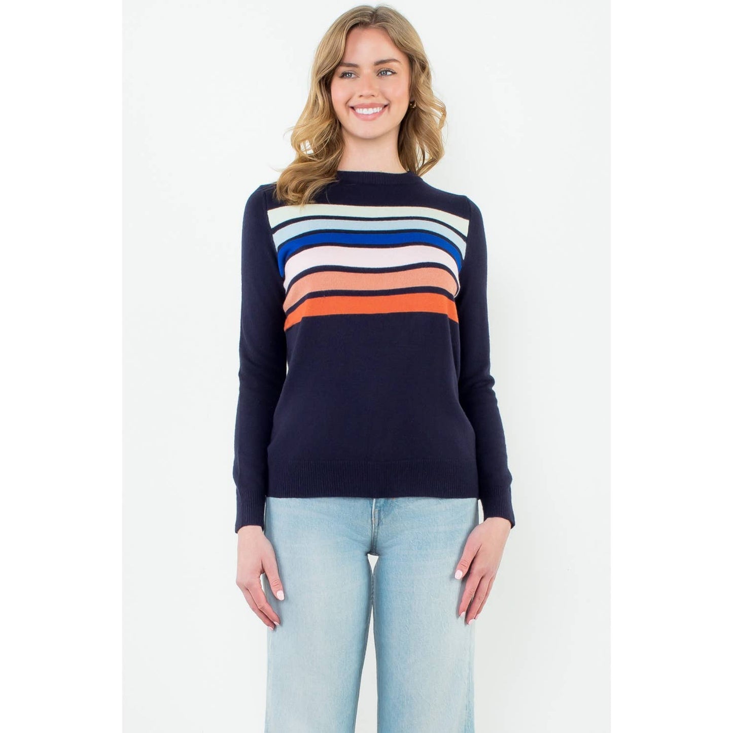 Stripe Knit Sweater