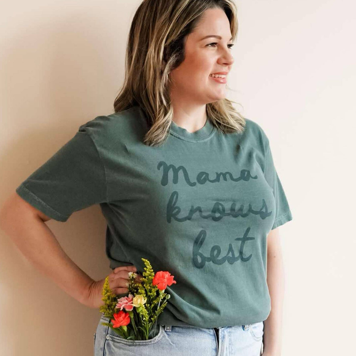 Mama Knows Best Graphic T Shirt, Mother's Day Tee, Mom