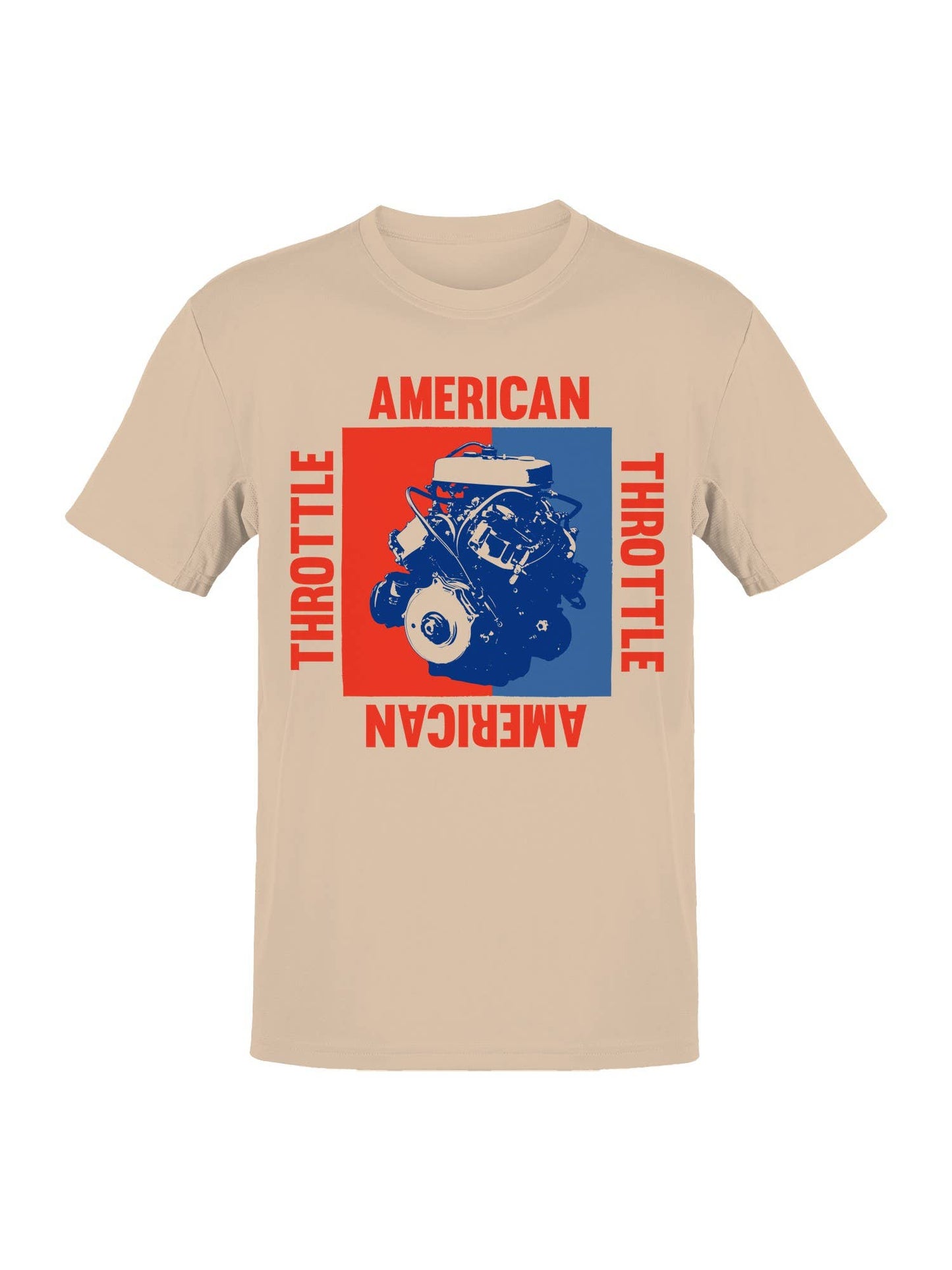 American Throttle Engine Art Men's T-Shirt