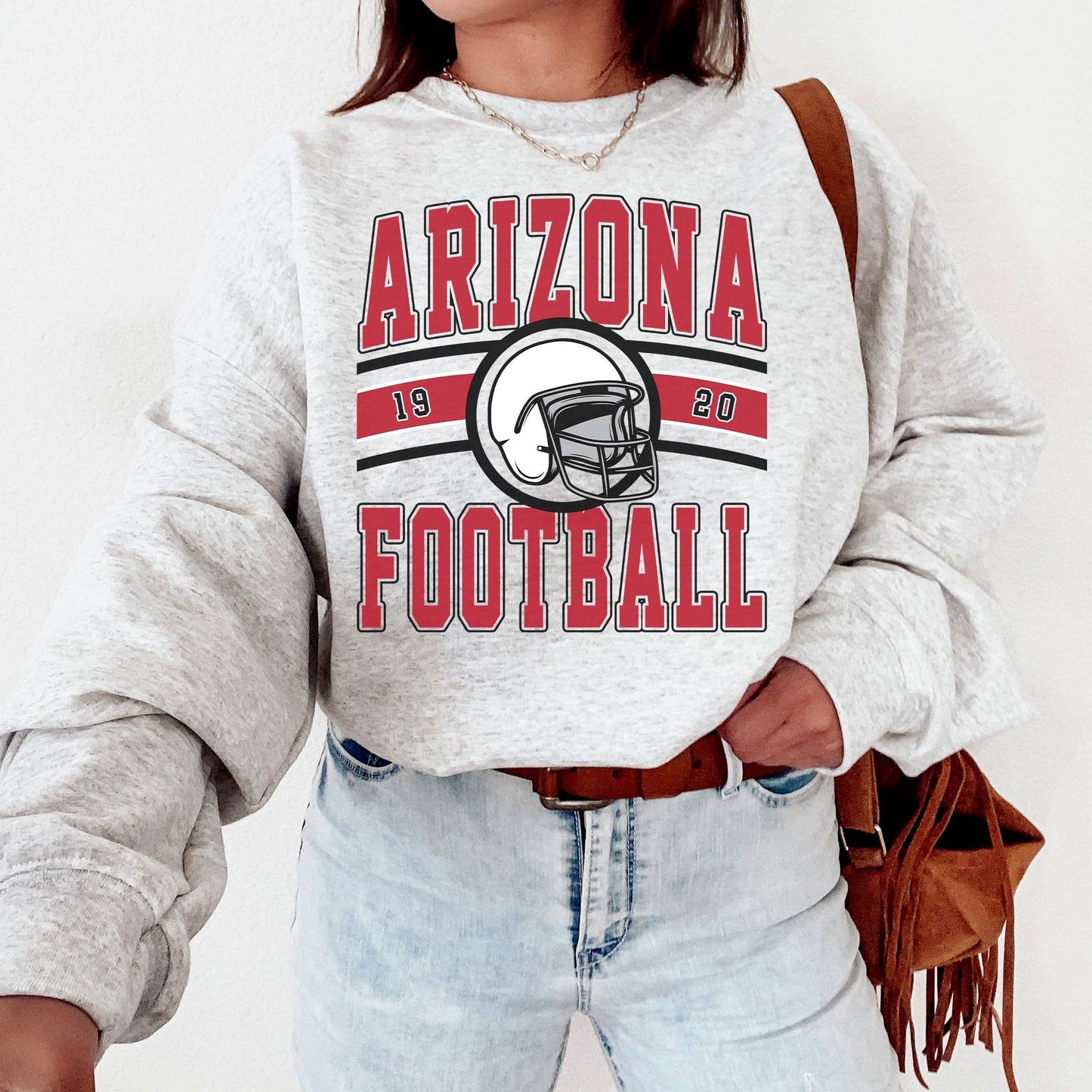 Vintage Arizona Cardinal Football Sweatshirt, Classic Crewne