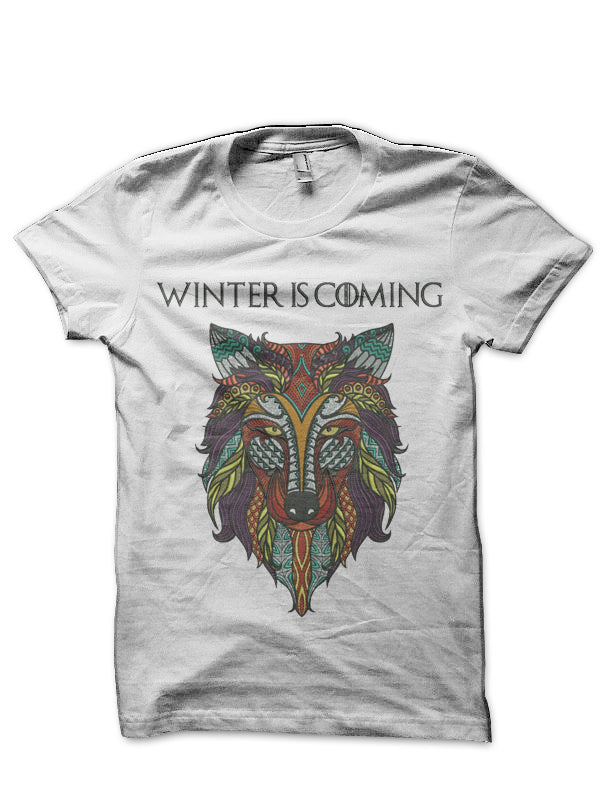Winter Is Coming White T-Shirt
