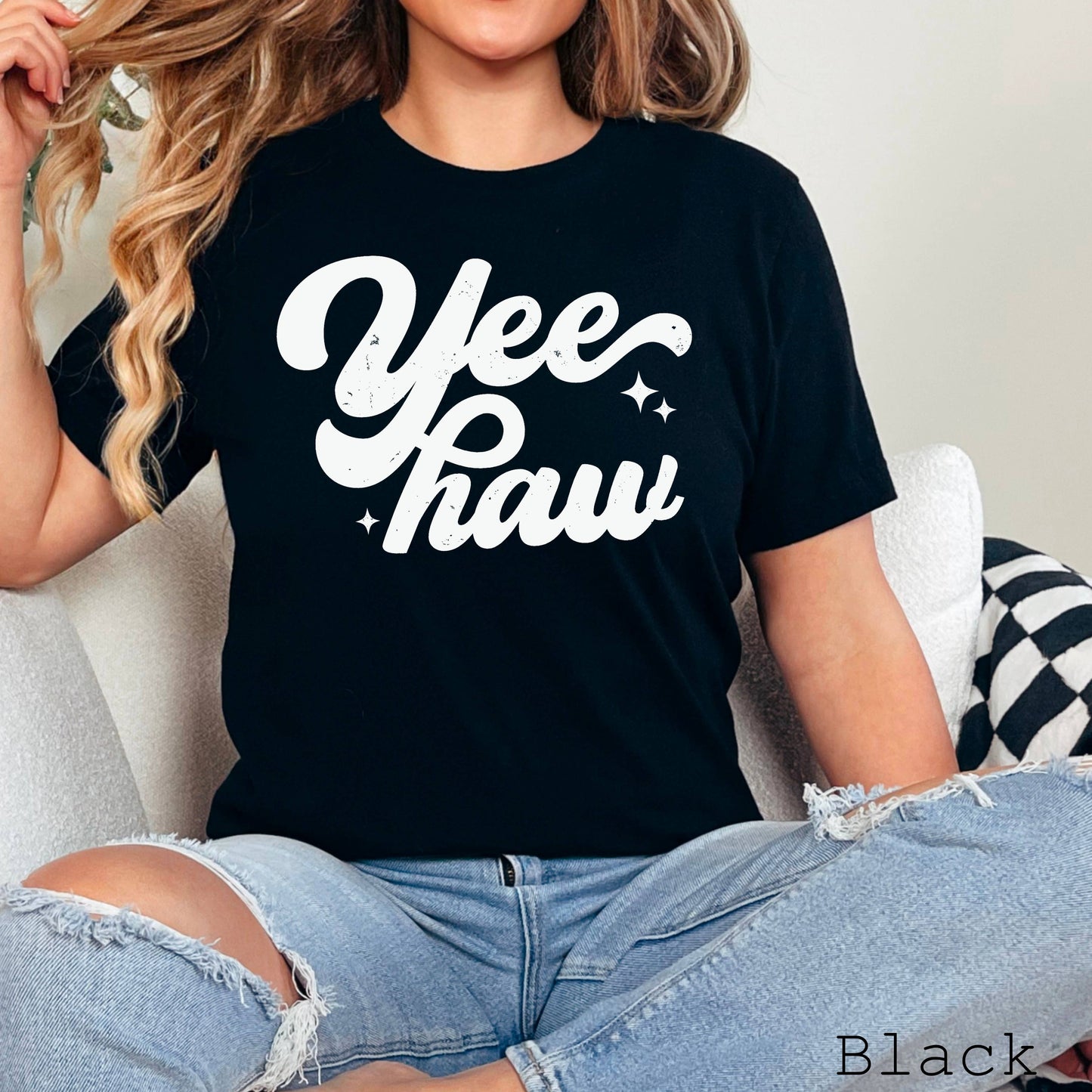 Yee Haw Graphic Tee | Country Graphic Tee | Bella Canvas