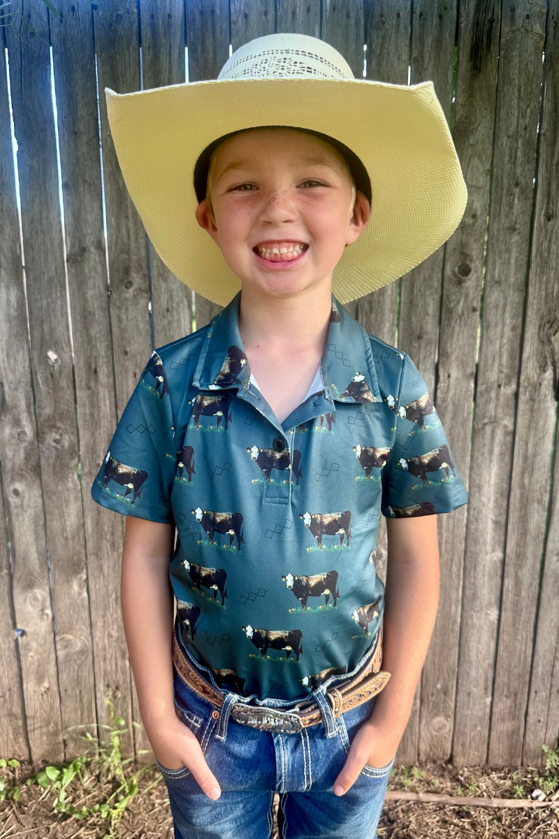 Home Is Where the Herd Is Kids Polo