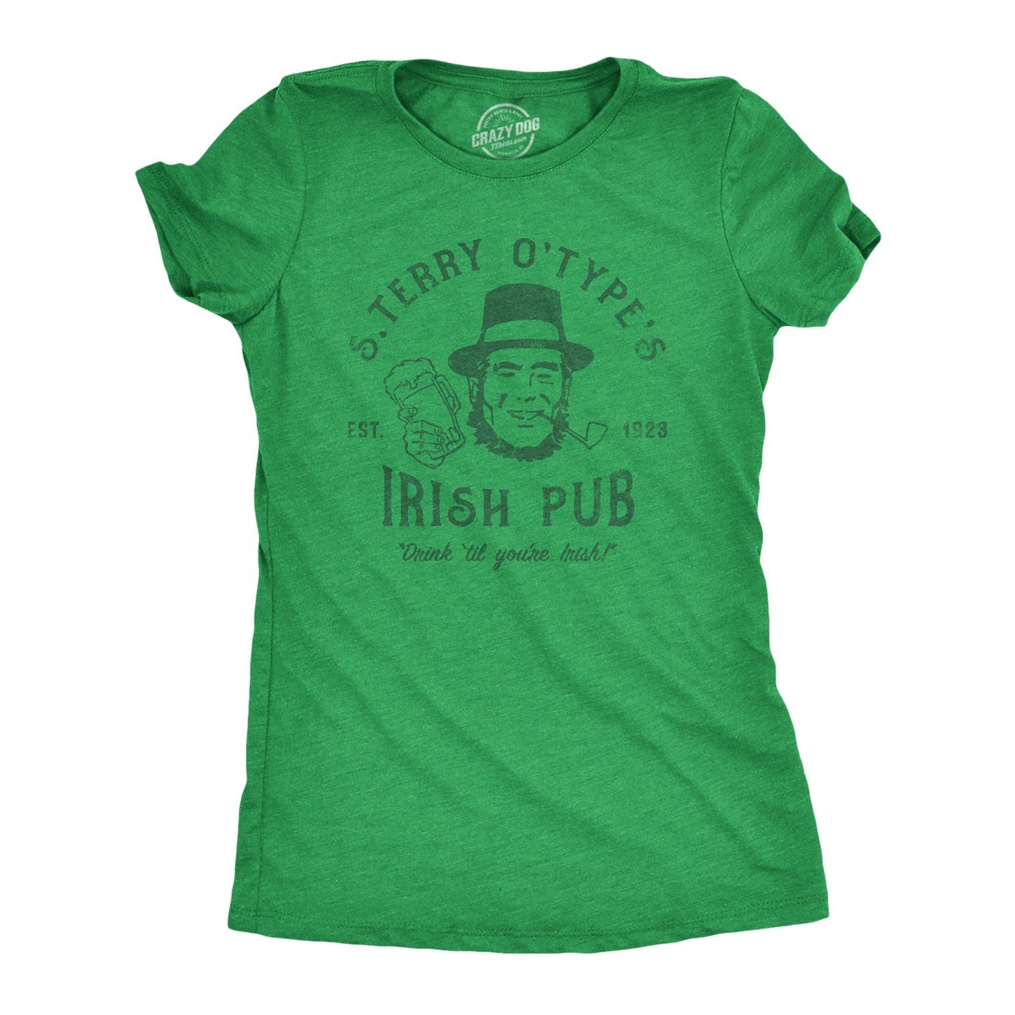 S Terry Otypes Irish Pub Women's Tshirt Saint Patrick's Day