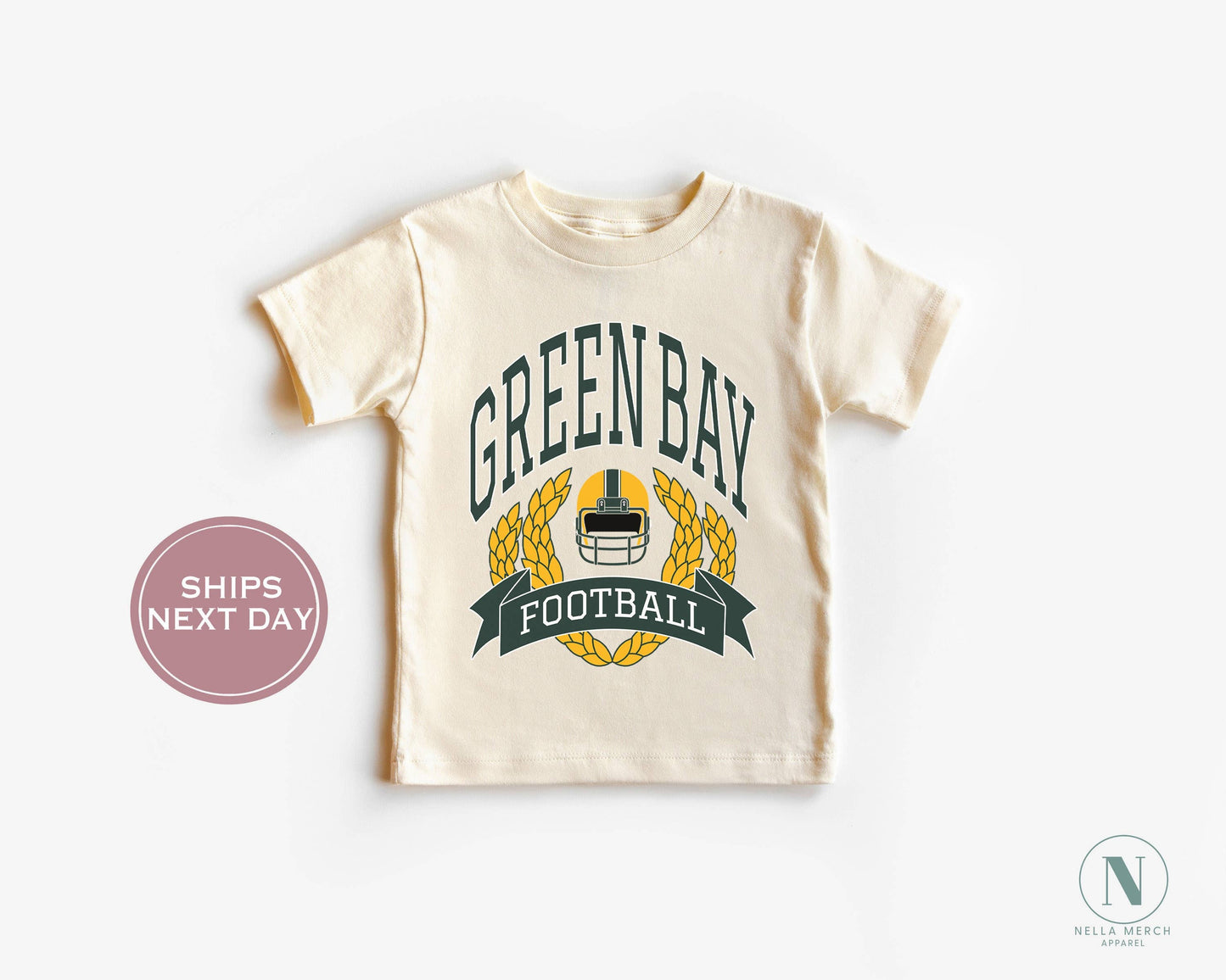Throwback Green Bay Football Shirt - Vintage Retro Tee