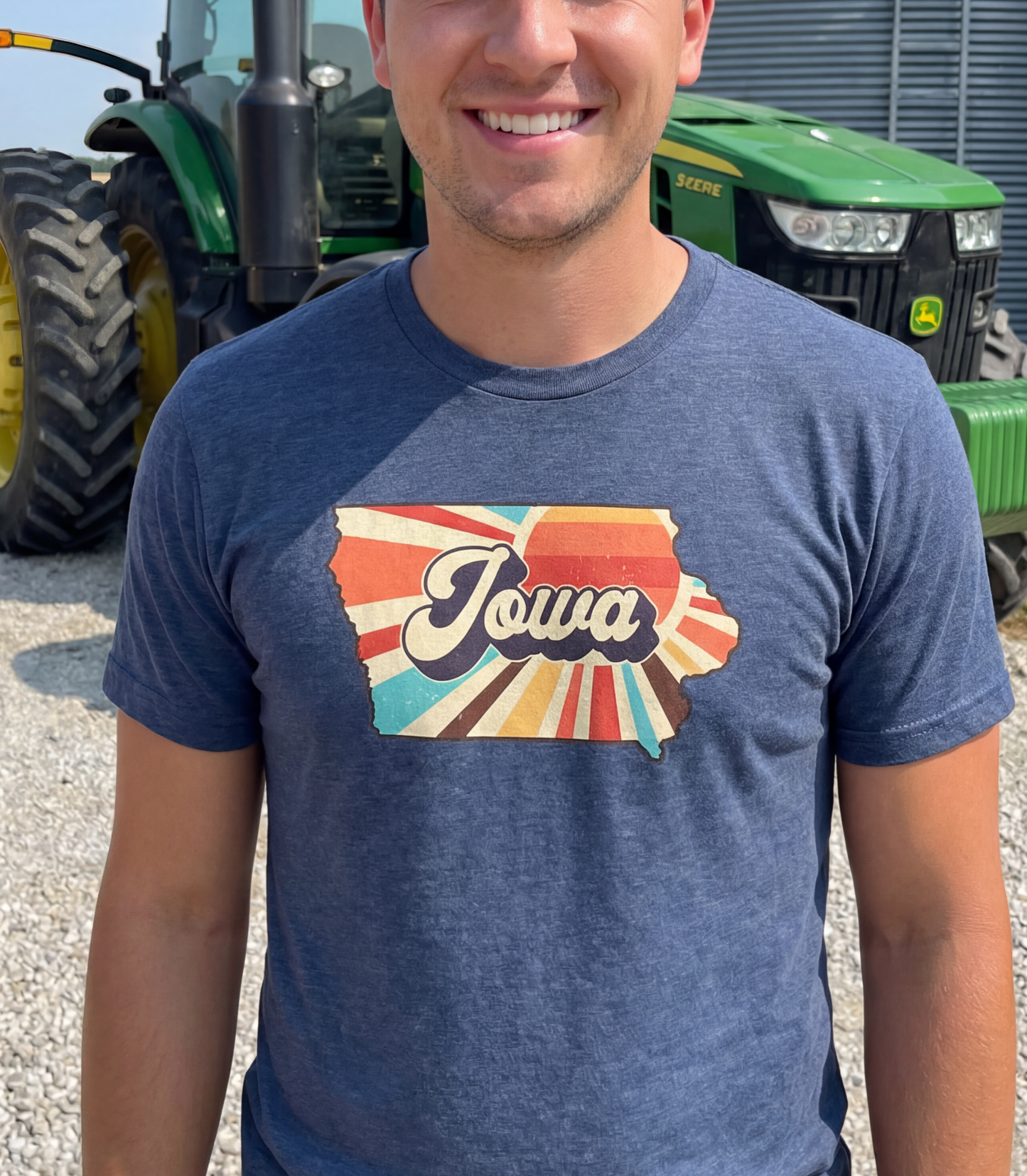 Iowa Sunset T-Shirt / Multi Color Print