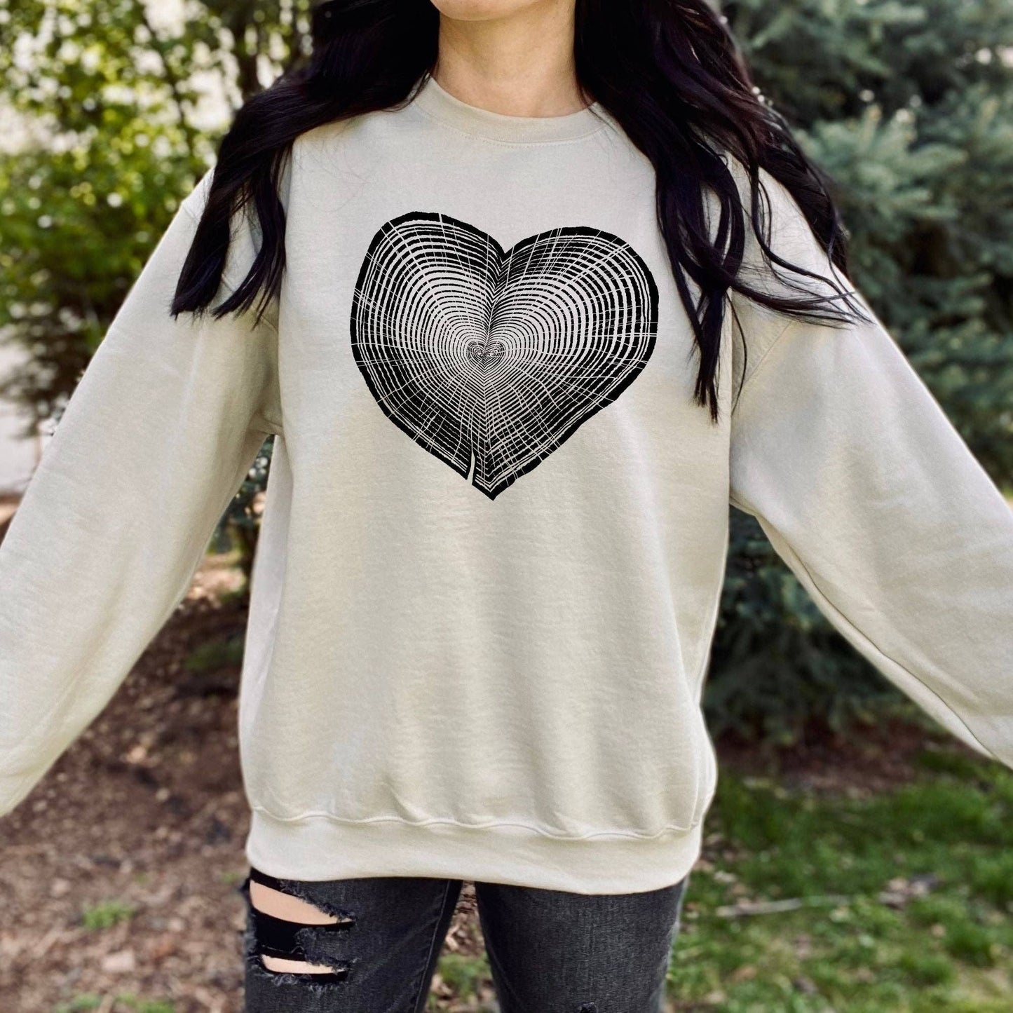 Tree Trunk Crewneck Sweatshirt Hoodie 032