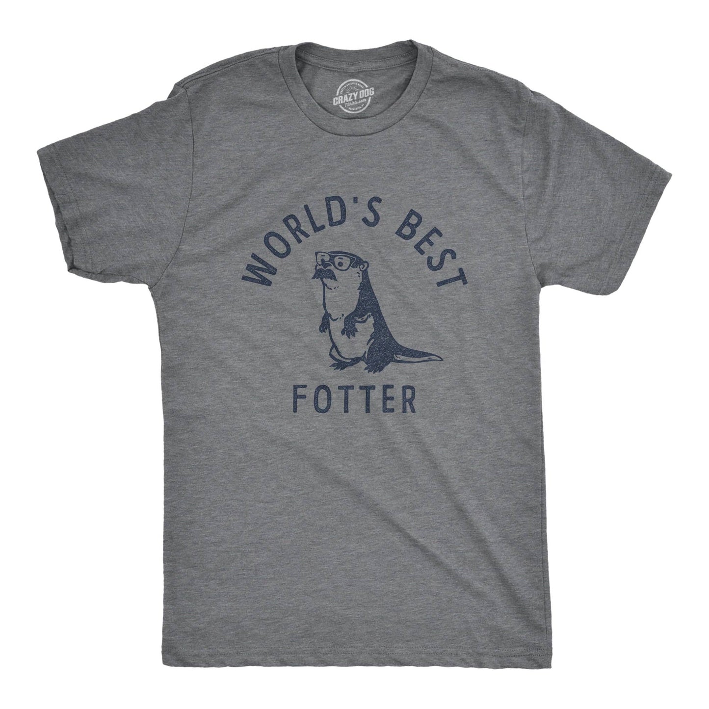 Worlds Best Fotter Men's Tshirt Father's Day Graphic Tee