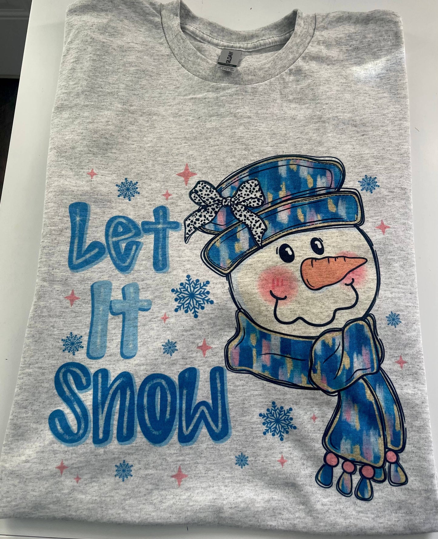 Let It Snow Snowman Tshirt