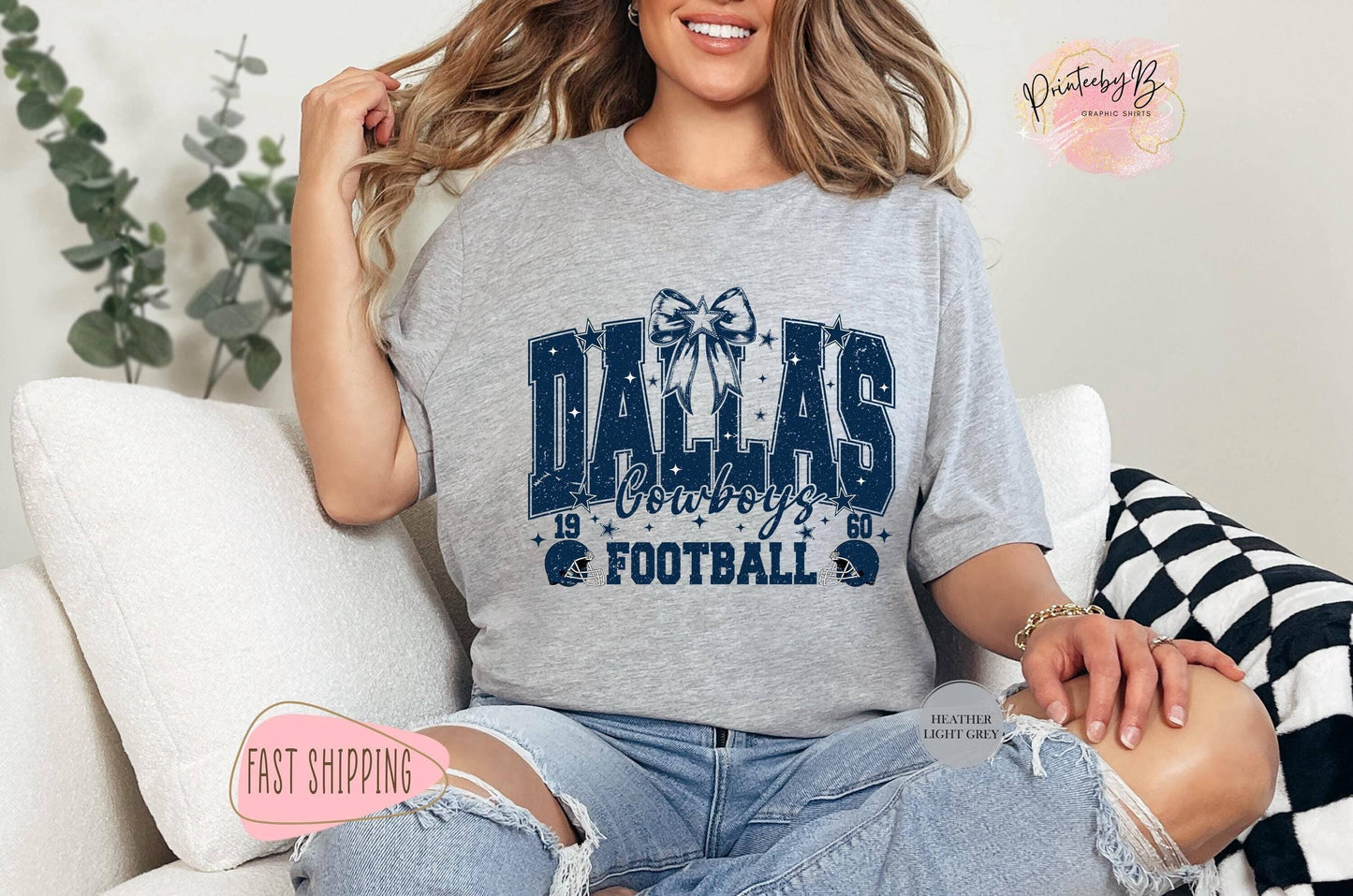 Dallas Cowboys Football T-Shirt Game Day Sports Shirt Gift