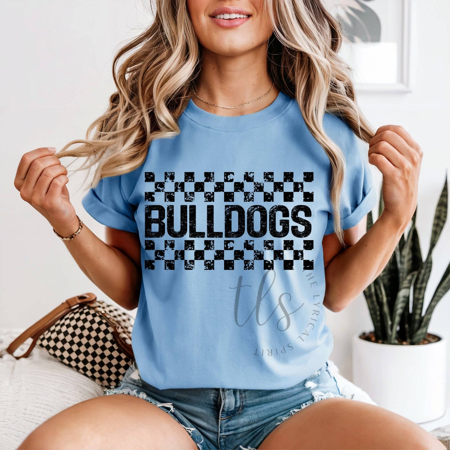 Customizable Checker Mascot Spirit Wear T-Shirt
