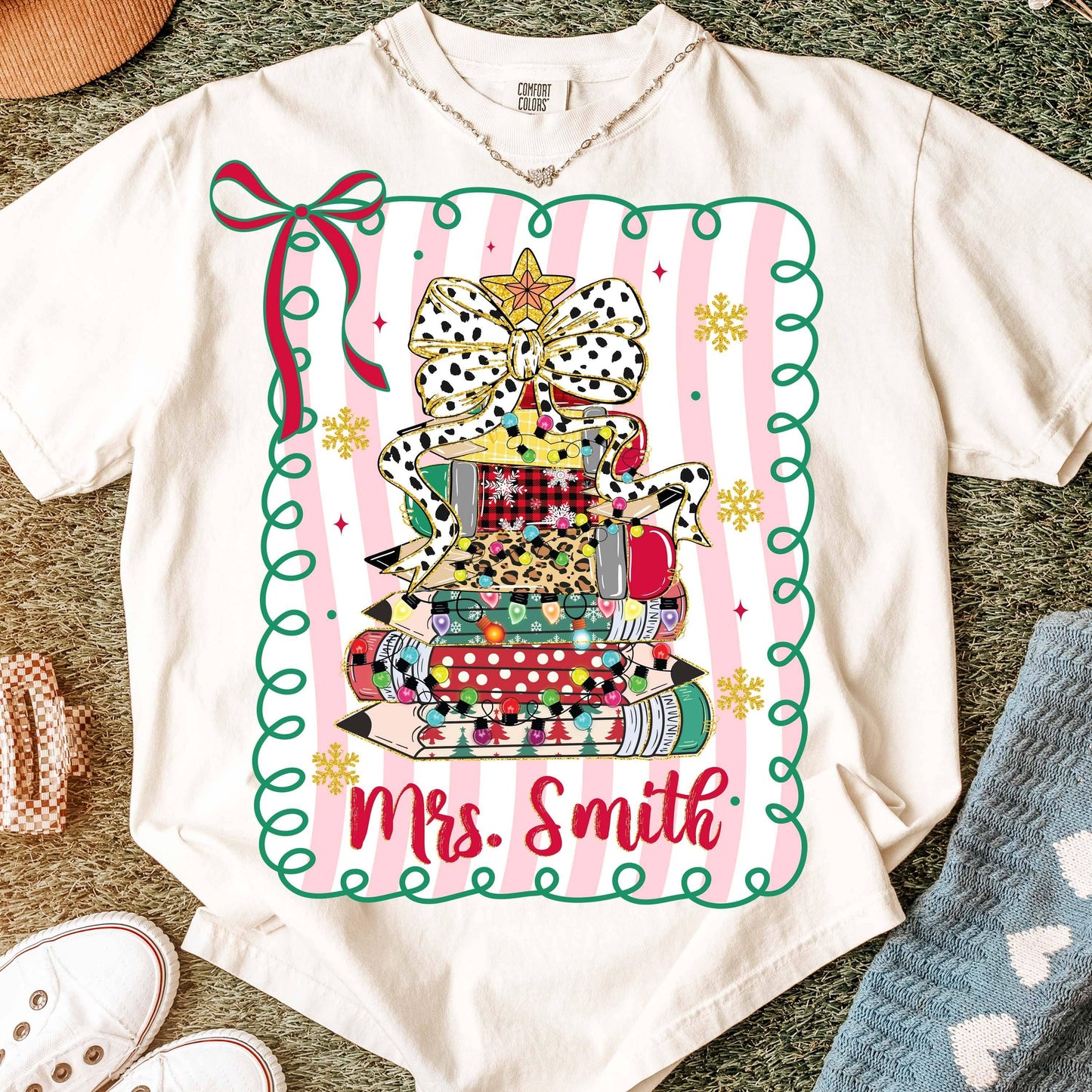 Cozy Winter Knit Sweater For Teachers