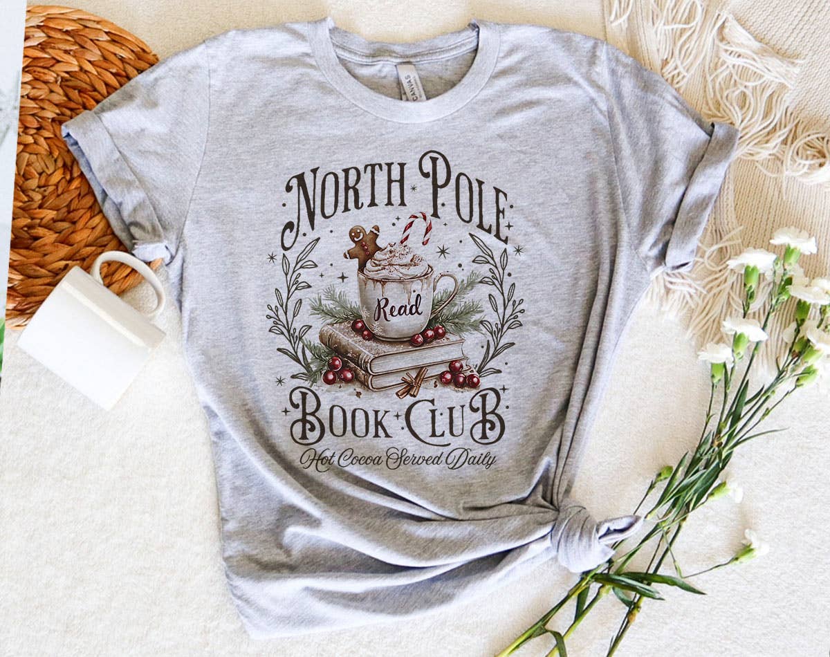 North Pole Book Club - Retro Christmas Sweatshirt