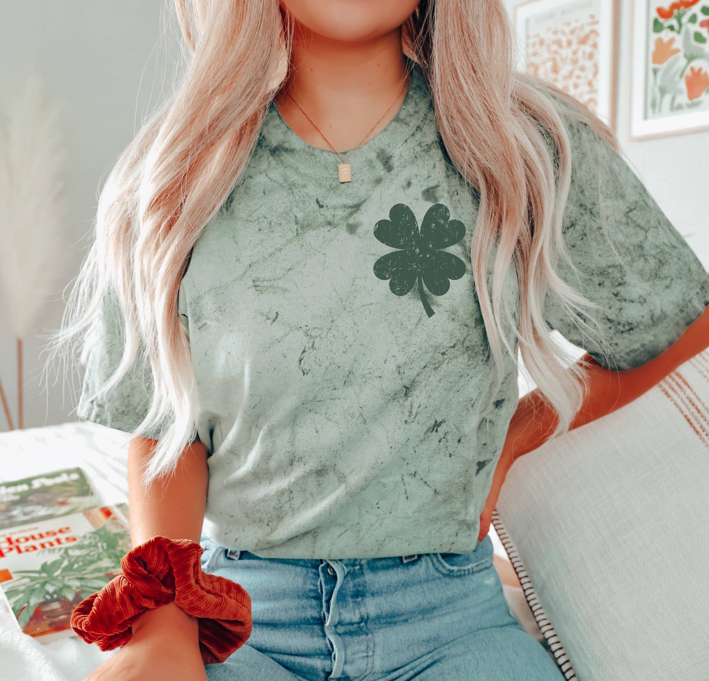 Clover Pocket Tee St. Patricks' Day Shirt, St Patrick