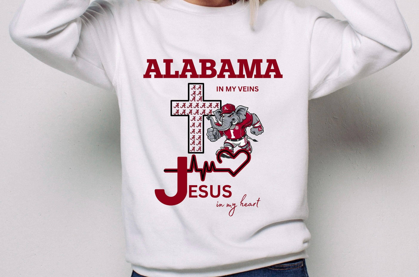 Alabama Football Team Logo Sweatshirt