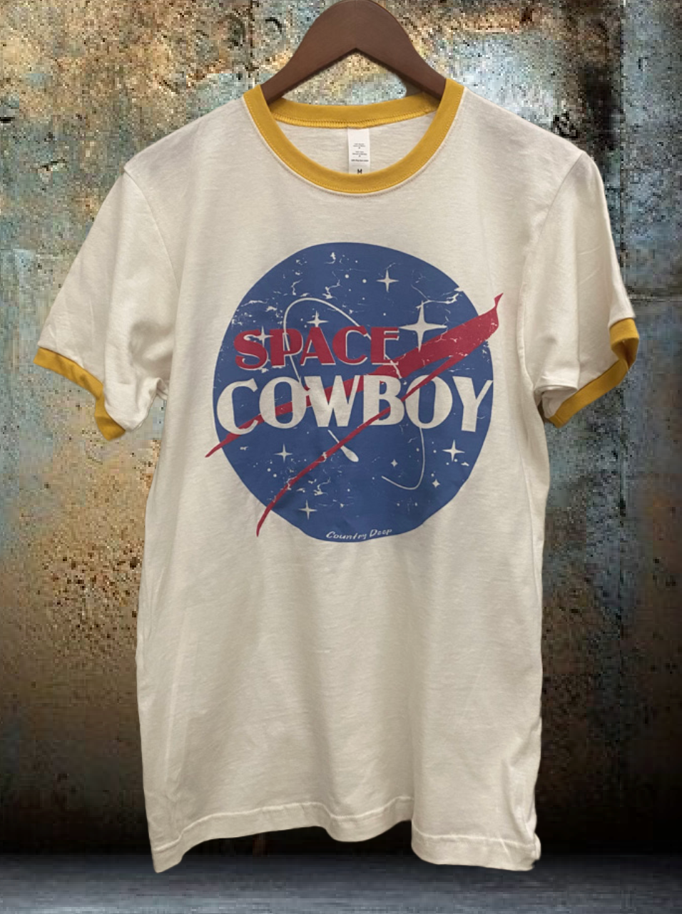 Space Cowboy Ringer Vintage Unisex T-Shirt