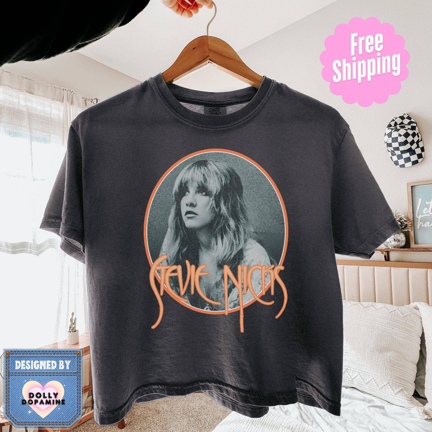 Ste-Vie Nicks Legend Vintage Crop T-Shirt