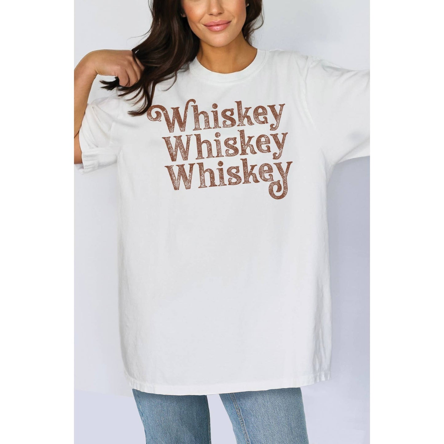 Whiskey Oversized Unisex T Shirt