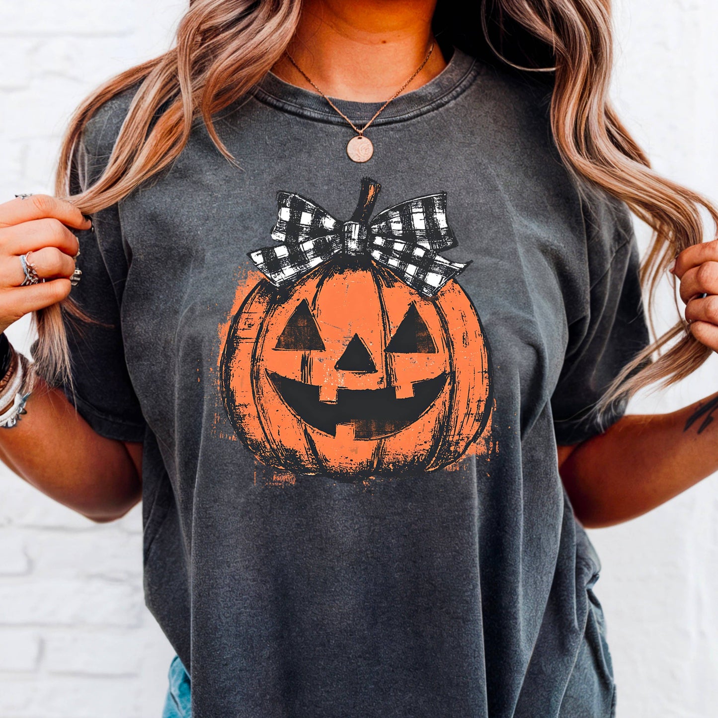 Halloween 2025 Pumpkin Graphic Shirt | Comfort Color