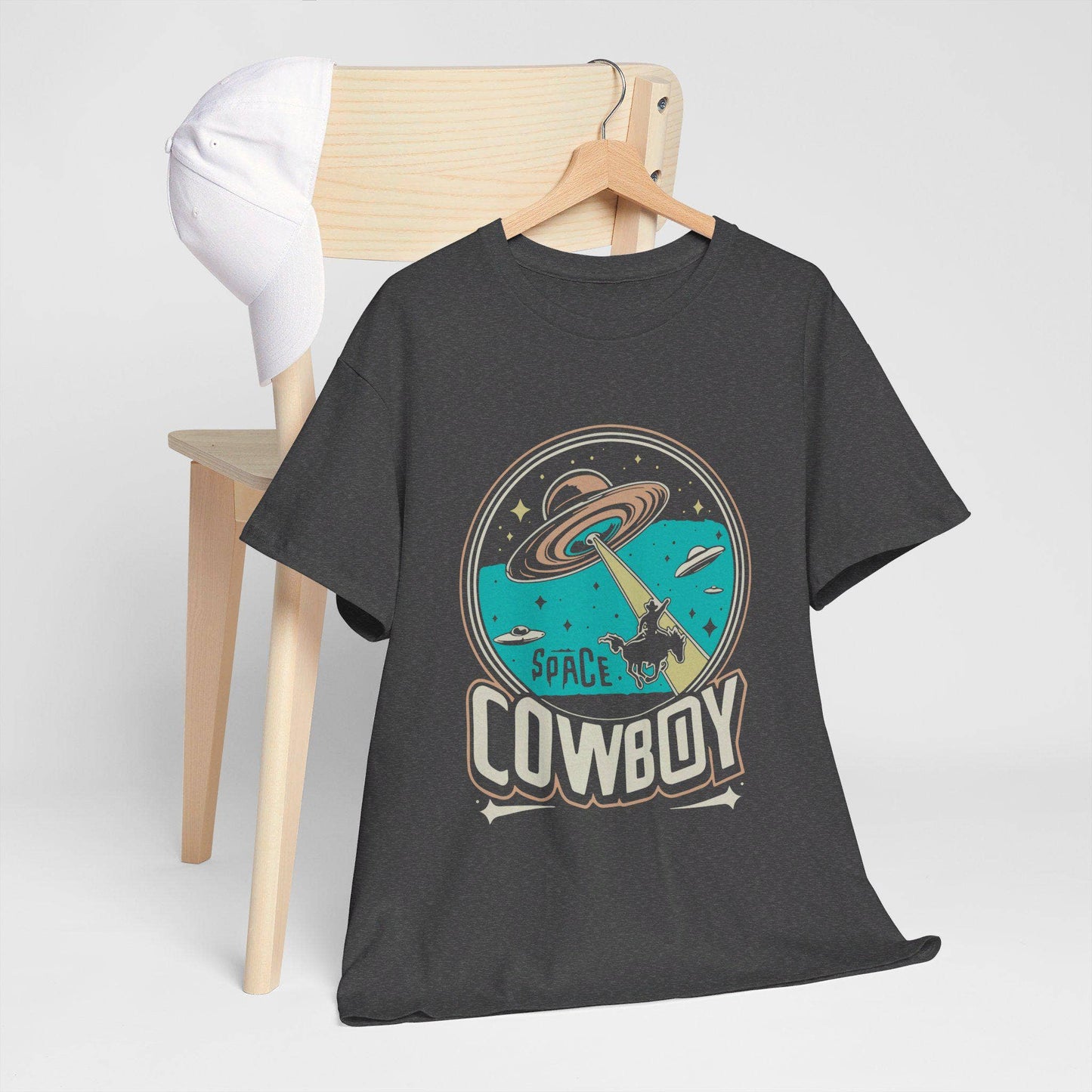 Space Cowboy T-Shirt - Retro Anime Ufo Gift Shirt