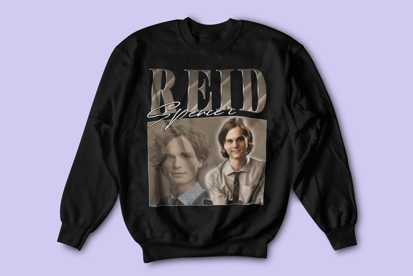 Spencer Reid Vintage Sweatshirt - Criminal Minds 90s Sweatsh