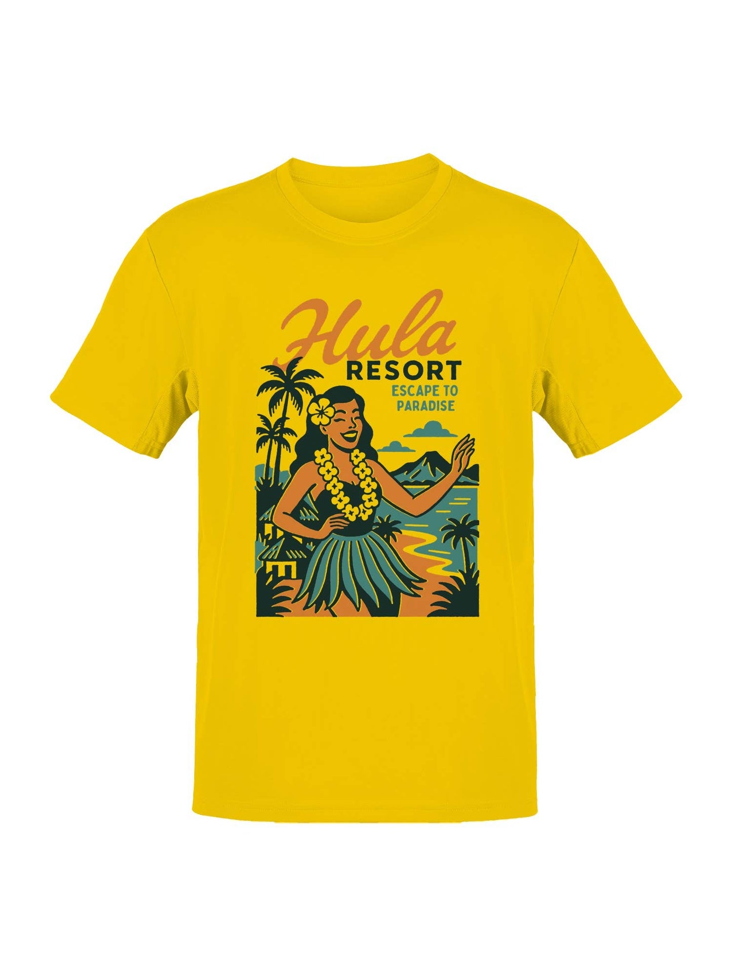 Hula Resort Escape To Paradise Men's T-Shirt