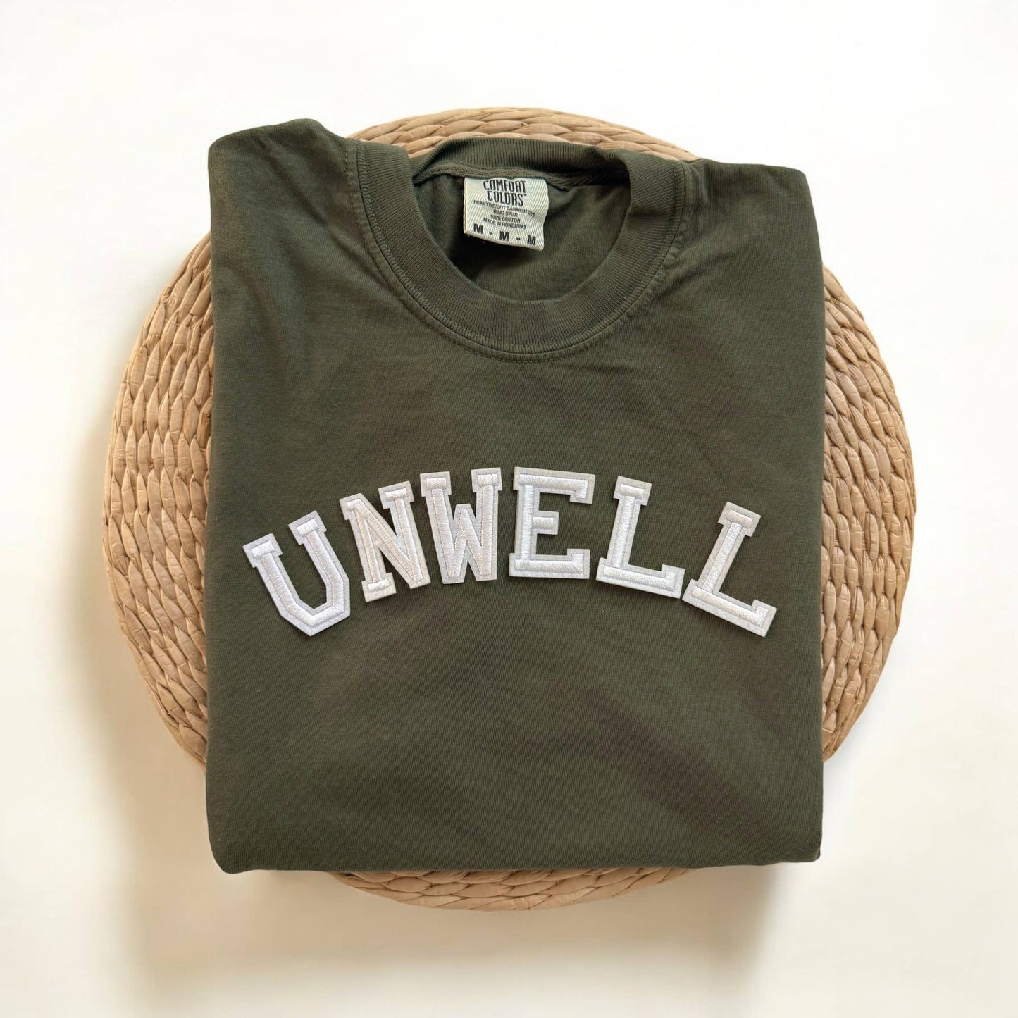 Unwell Comfort Colors Short Sleeve Shirt, Funny Shirts