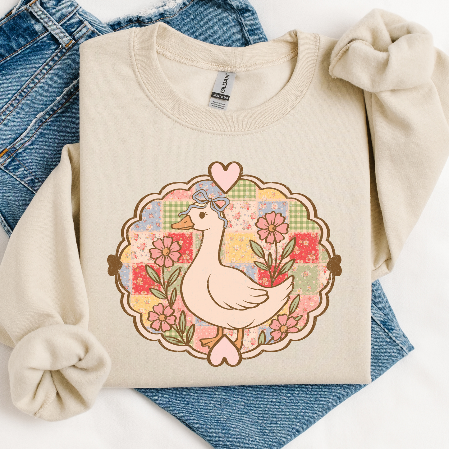 Vintage Thrift Goose Graphic Tee or Sweatshirt