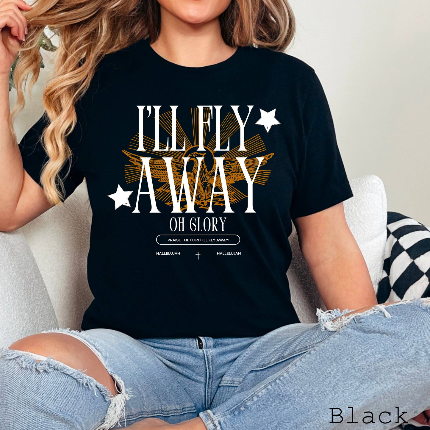I’Ll Fly Away Graphic Tee | Christian Apparel | Bella Canvas
